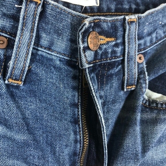 Madewell Retro Crop Raw Hem Bootcut Jeans Size 26 - Picture 5 of 12